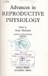 ADVANCES In Reproductive Physiology