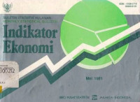 Buletin Statistik Bulanan Mounthly Statistical Bulletin Indikator Ekonomi Economic Indicators Mei 1991