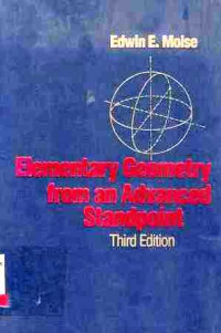 Elementary geometry from an advanced standpoint