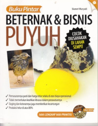 Buku Pintar Peternak dan Bisni Puyuh