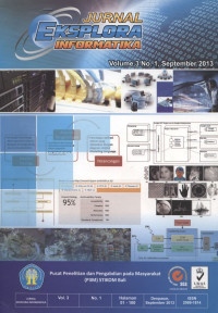 Jurnal Eksplora Informatika. Vol. 3 No. 1, September  2013