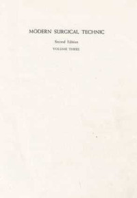 Modern Surgical Technic Volume 3