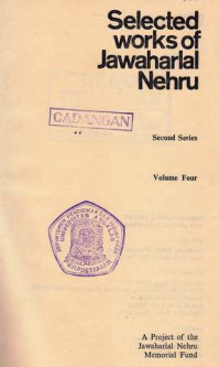 SELECTED Works Of Jawaharlal Nehru