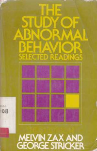 The Study Of Abnormal Behavior