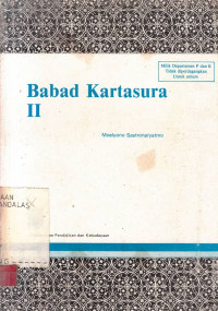 Babad Kartsura II / Moelyono Sastronaryatmo