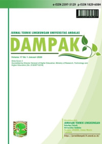 Dampak : Jurnal Teknik Lingkungan Universitas Andalas : Vol 17 No 1 (2020)