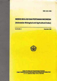 Indeks Biologi dan Pertanian Indonesia (Indonesian Biological and Agricultural Index) Vol.28, No.3