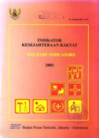 Indikator Kesejahteraan Rakyat, Welfare Indicators 2003