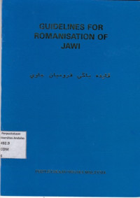 Guidelines for Romanisation of Jawi