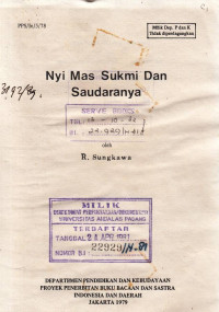 Nyi Mas Sukmi Dan Saudaranya