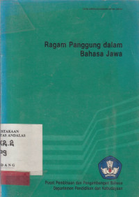 Ragam Panggung Dalam Bahasa jawa