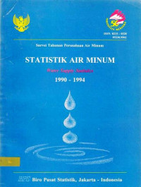 Statistik Air Minum, Water Supply Statistics 1990-1994