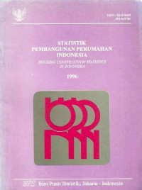 Statistik Pembangunan Perumahan Indonesia, Housing Construction Statistics In Indonesia 1996