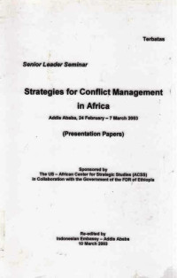 Strategies for Conflict Management in Africa