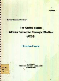 The United States African Center for Strategic Studies (ACSS)